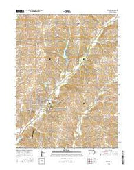 Bedford Iowa Current topographic map, 1:24000 scale, 7.5 X 7.5 Minute, Year 2015