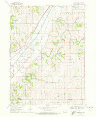 Beebeetown Iowa Historical topographic map, 1:24000 scale, 7.5 X 7.5 Minute, Year 1970