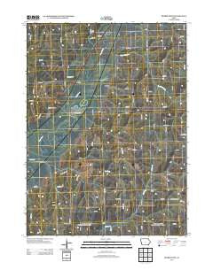 Beebeetown Iowa Historical topographic map, 1:24000 scale, 7.5 X 7.5 Minute, Year 2013