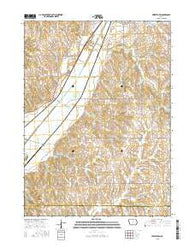 Beebeetown Iowa Current topographic map, 1:24000 scale, 7.5 X 7.5 Minute, Year 2015