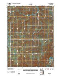 Beech Iowa Historical topographic map, 1:24000 scale, 7.5 X 7.5 Minute, Year 2010