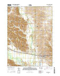 Belle Plaine Iowa Current topographic map, 1:24000 scale, 7.5 X 7.5 Minute, Year 2015