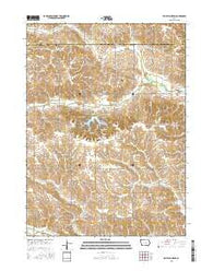 Belle Plaine SW Iowa Current topographic map, 1:24000 scale, 7.5 X 7.5 Minute, Year 2015