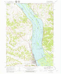 Bellevue Iowa Historical topographic map, 1:24000 scale, 7.5 X 7.5 Minute, Year 1968
