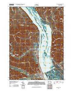 Bellevue Iowa Historical topographic map, 1:24000 scale, 7.5 X 7.5 Minute, Year 2010