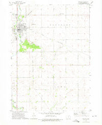 Belmond Iowa Historical topographic map, 1:24000 scale, 7.5 X 7.5 Minute, Year 1972
