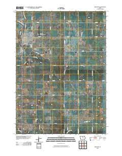Belmond Iowa Historical topographic map, 1:24000 scale, 7.5 X 7.5 Minute, Year 2010