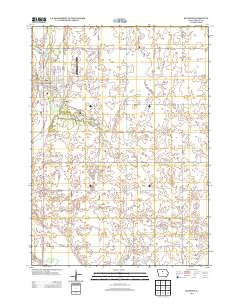 Belmond Iowa Historical topographic map, 1:24000 scale, 7.5 X 7.5 Minute, Year 2013