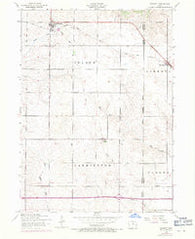 Bennett Iowa Historical topographic map, 1:24000 scale, 7.5 X 7.5 Minute, Year 1953