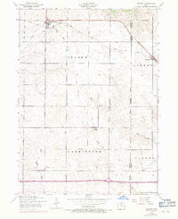 Bennett Iowa Historical topographic map, 1:24000 scale, 7.5 X 7.5 Minute, Year 1953