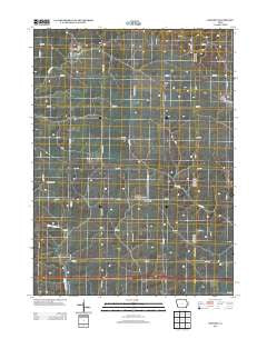 Bennett Iowa Historical topographic map, 1:24000 scale, 7.5 X 7.5 Minute, Year 2013