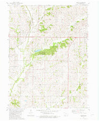 Benton Iowa Historical topographic map, 1:24000 scale, 7.5 X 7.5 Minute, Year 1981