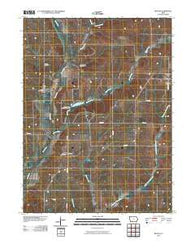 Benton Iowa Historical topographic map, 1:24000 scale, 7.5 X 7.5 Minute, Year 2010