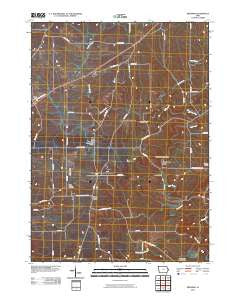 Bernard Iowa Historical topographic map, 1:24000 scale, 7.5 X 7.5 Minute, Year 2010