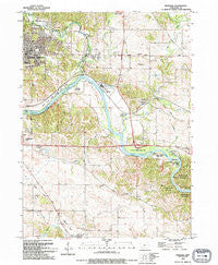 Bertram Iowa Historical topographic map, 1:24000 scale, 7.5 X 7.5 Minute, Year 1993