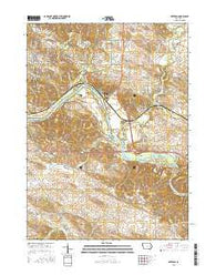 Bertram Iowa Current topographic map, 1:24000 scale, 7.5 X 7.5 Minute, Year 2015