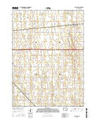 Blairsburg Iowa Current topographic map, 1:24000 scale, 7.5 X 7.5 Minute, Year 2015