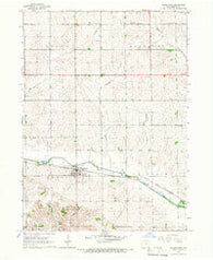 Blairstown Iowa Historical topographic map, 1:24000 scale, 7.5 X 7.5 Minute, Year 1965