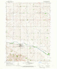 Blairstown Iowa Historical topographic map, 1:24000 scale, 7.5 X 7.5 Minute, Year 1965