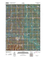 Blairstown Iowa Historical topographic map, 1:24000 scale, 7.5 X 7.5 Minute, Year 2010