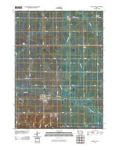 Blairstown Iowa Historical topographic map, 1:24000 scale, 7.5 X 7.5 Minute, Year 2010