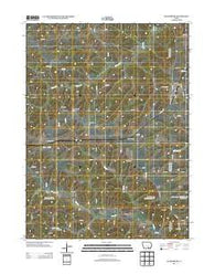 Blakesburg Iowa Historical topographic map, 1:24000 scale, 7.5 X 7.5 Minute, Year 2013