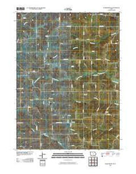 Blakesburg NE Iowa Historical topographic map, 1:24000 scale, 7.5 X 7.5 Minute, Year 2010