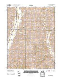 Blanchard Iowa Historical topographic map, 1:24000 scale, 7.5 X 7.5 Minute, Year 2013