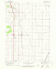 Blencoe Iowa Historical topographic map, 1:24000 scale, 7.5 X 7.5 Minute, Year 1970