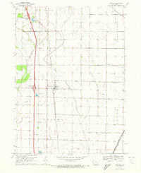 Blencoe Iowa Historical topographic map, 1:24000 scale, 7.5 X 7.5 Minute, Year 1970
