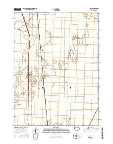 Blencoe Iowa Current topographic map, 1:24000 scale, 7.5 X 7.5 Minute, Year 2015