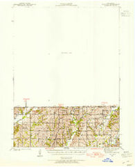 Blockton Iowa Historical topographic map, 1:62500 scale, 15 X 15 Minute, Year 1940
