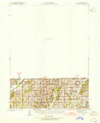Blockton Iowa Historical topographic map, 1:62500 scale, 15 X 15 Minute, Year 1940