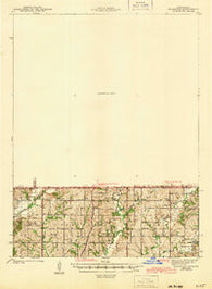 Blockton Iowa Historical topographic map, 1:62500 scale, 15 X 15 Minute, Year 1943