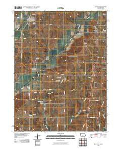 Blockton Iowa Historical topographic map, 1:24000 scale, 7.5 X 7.5 Minute, Year 2010