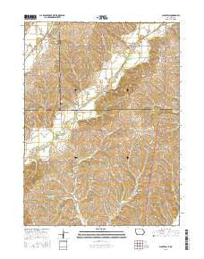 Blockton Iowa Current topographic map, 1:24000 scale, 7.5 X 7.5 Minute, Year 2015