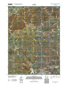 Bloomfield North Iowa Historical topographic map, 1:24000 scale, 7.5 X 7.5 Minute, Year 2010