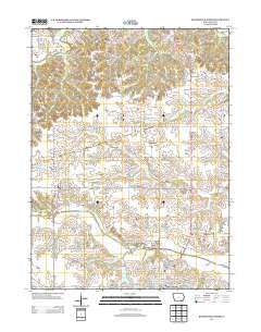 Bloomfield North Iowa Historical topographic map, 1:24000 scale, 7.5 X 7.5 Minute, Year 2013