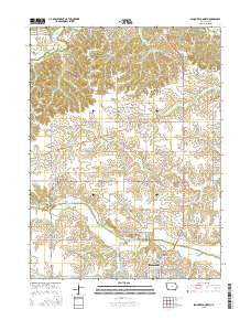 Bloomfield North Iowa Current topographic map, 1:24000 scale, 7.5 X 7.5 Minute, Year 2015