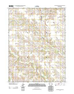 Bloomfield South Iowa Historical topographic map, 1:24000 scale, 7.5 X 7.5 Minute, Year 2013