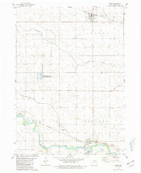 Bode Iowa Historical topographic map, 1:24000 scale, 7.5 X 7.5 Minute, Year 1980