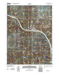 Bonaparte Iowa Historical topographic map, 1:24000 scale, 7.5 X 7.5 Minute, Year 2010