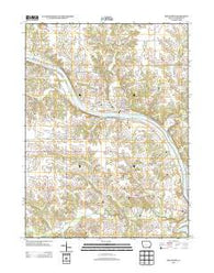 Bonaparte Iowa Historical topographic map, 1:24000 scale, 7.5 X 7.5 Minute, Year 2013