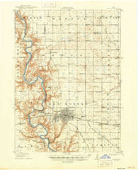 Boone Iowa Historical topographic map, 1:62500 scale, 15 X 15 Minute, Year 1916