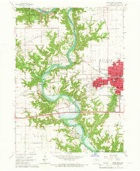 Boone West Iowa Historical topographic map, 1:24000 scale, 7.5 X 7.5 Minute, Year 1965