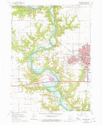 Boone West Iowa Historical topographic map, 1:24000 scale, 7.5 X 7.5 Minute, Year 1965