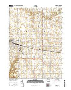 Boone East Iowa Current topographic map, 1:24000 scale, 7.5 X 7.5 Minute, Year 2015