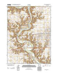 Boone West Iowa Historical topographic map, 1:24000 scale, 7.5 X 7.5 Minute, Year 2013