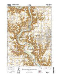 Boone West Iowa Current topographic map, 1:24000 scale, 7.5 X 7.5 Minute, Year 2015