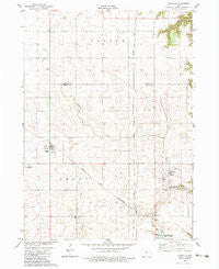 Boxholm Iowa Historical topographic map, 1:24000 scale, 7.5 X 7.5 Minute, Year 1982